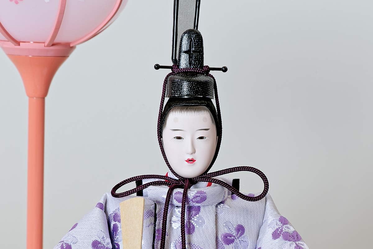 雛人形 ひな人形 久月 芥子親王ガラスケース飾り オルゴ-ル付 ケース飾