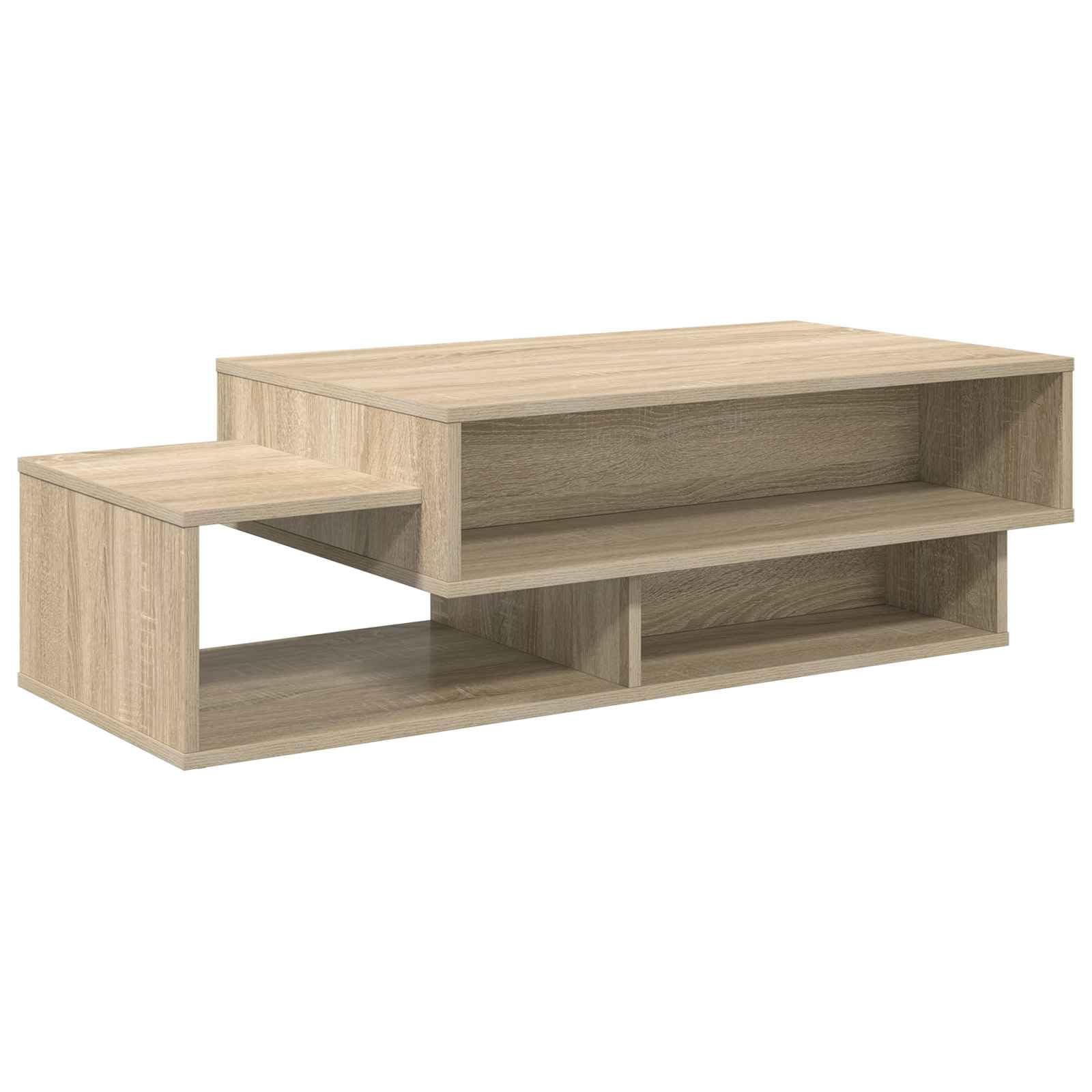 Table de canapé rectangulaire et table basse en chêne pour salon moderne
