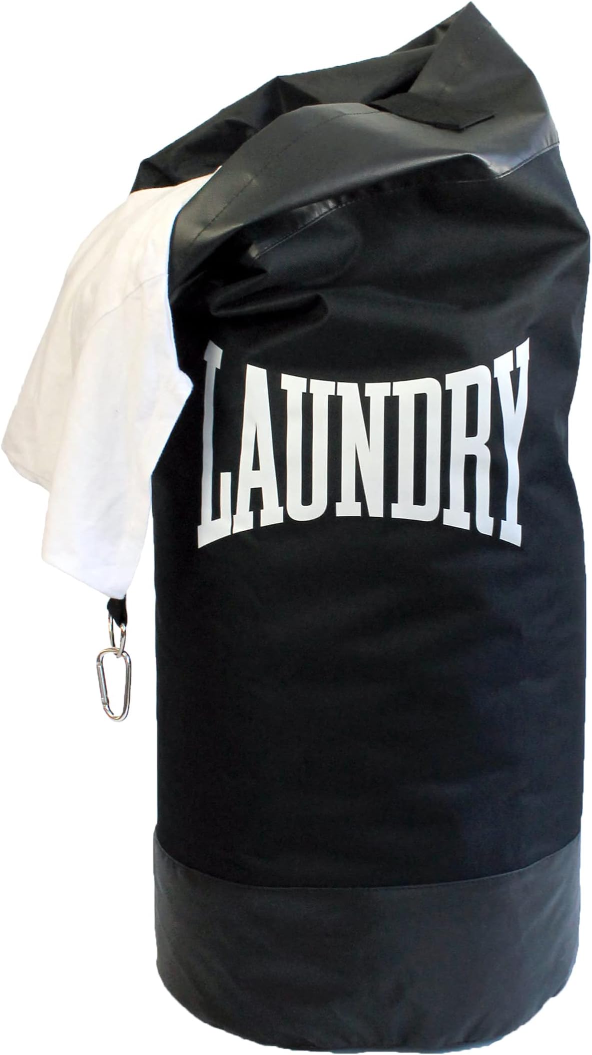 Suck UK Boxing Laundry Bag - Punch Bag Shaped Laundry Basket - Teenage Boys Washing Basket - University Room Student Essentials - Hanging Hamper - Clothes Storage - Funny Boxing Gifts For Men - 70 L