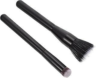 Juego de 2 brochas de doble fibra para rubor,...