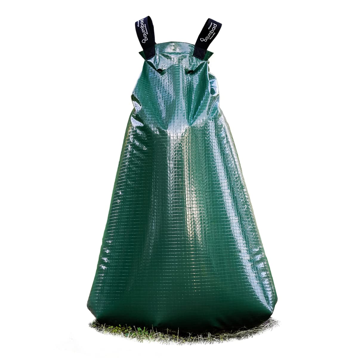 1 premium PE watering bag, 75 litres, polyethylene, UV-resistant, tree bag for watering in green, with environmentally friendly packaging