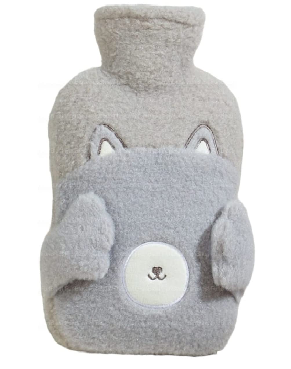 FunBlast Hot Water Bag with Cute Cartoon Design Soft Cover for Pain Relief – Heating Bag, Heating Pad Hot Water Bottle & Rubber Bottle for Hot Water Bag for Pain Relief- 1000 ML (Grey) (B0BPLRSK7K) Amazon Price History, Amazon Price Tracker