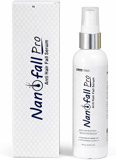 Nanofall Pro Anti Hair Fall Serum | Reduces Hair Breakage &amp; Strengthens Roots | Enriched with Biotin &amp; Phytochemical Extra...