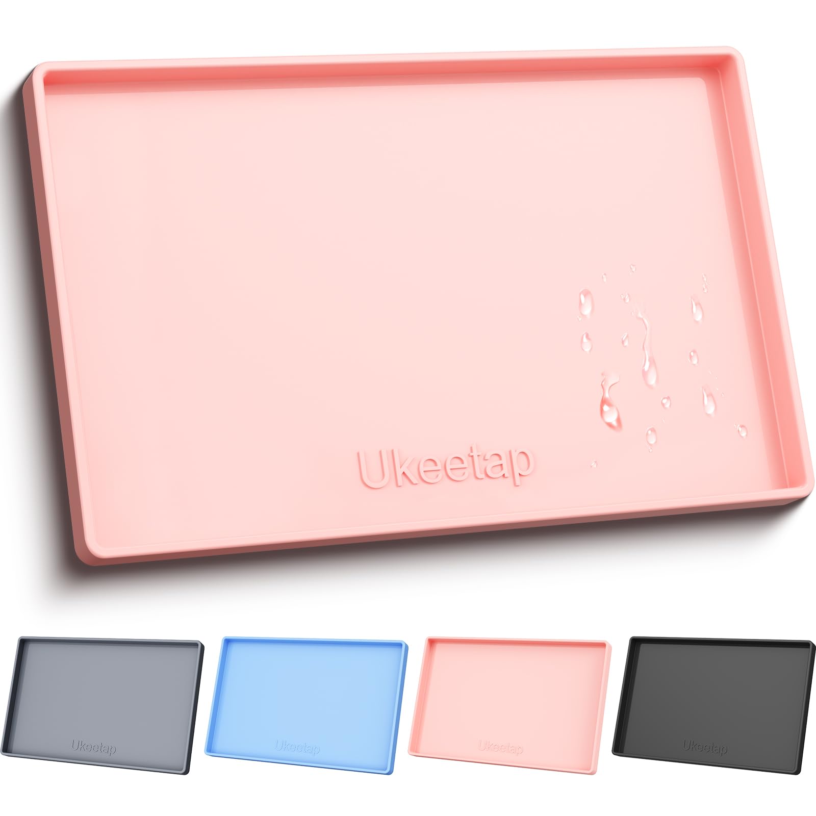 Silicone Feeding Mat - Waterproof & Raised Edge -13