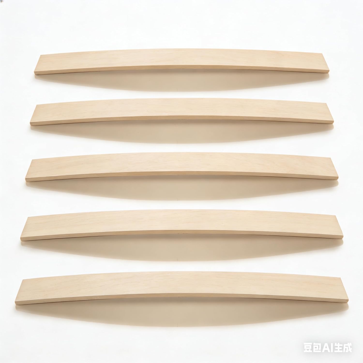 Replacement Slats for Curved Bed Frame Support and Sofa Support System (39.3" x 2.08" x 0.33"/5 Pack)