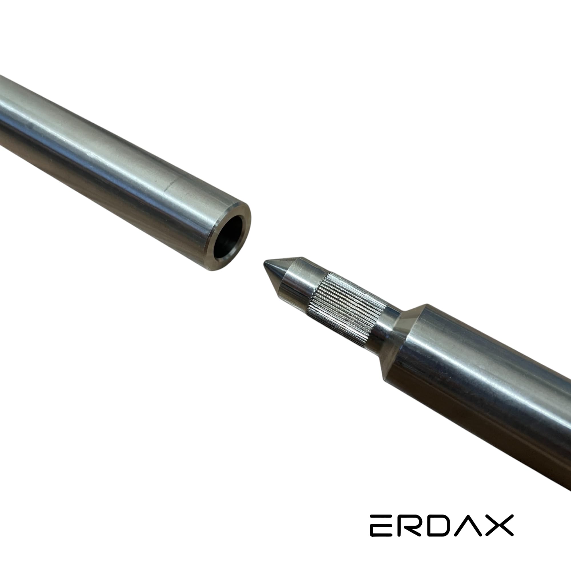 Tiefenerder V4A Set 3x 1,5m - Erdungsstangen 20mm Durchmesser aus Edelstahl + Kreuzerder Klemme - Erdungsstab für Erdungskabel PV Anlage Staberder Erdungsspiess 1,5m Erdung Komplettset