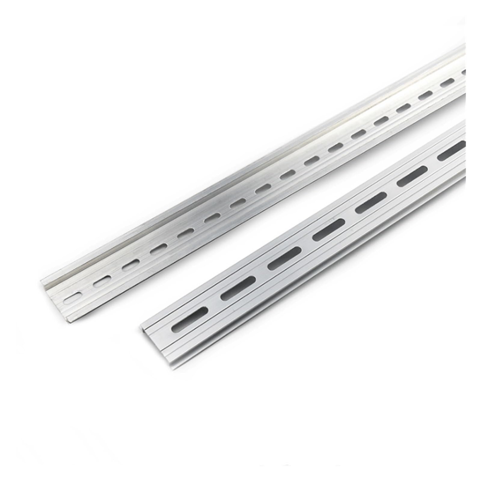 DIN-Schiene 5 Stück Universal-Typ 35 mm 0,5 Meter Aluminium-Schlitz-DIN-Schiene for C45 DZ47 Klemmenblöcke Schütz
