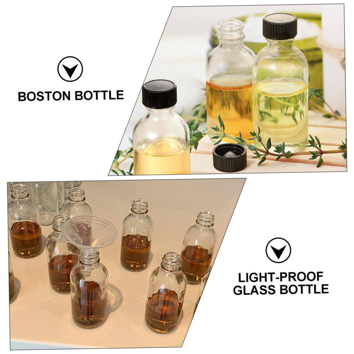 TOPBATHY 12pezzi Flacone Per Reagenti in Vetro Bocca Piccola Per in Laboratorio Resiste e Cadute