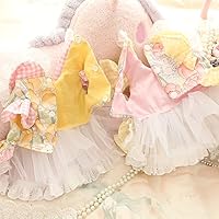 Vista 199 de Vestido de princesa de encaje para perros pequeños y pequeños extragrandes, color negro, talla L