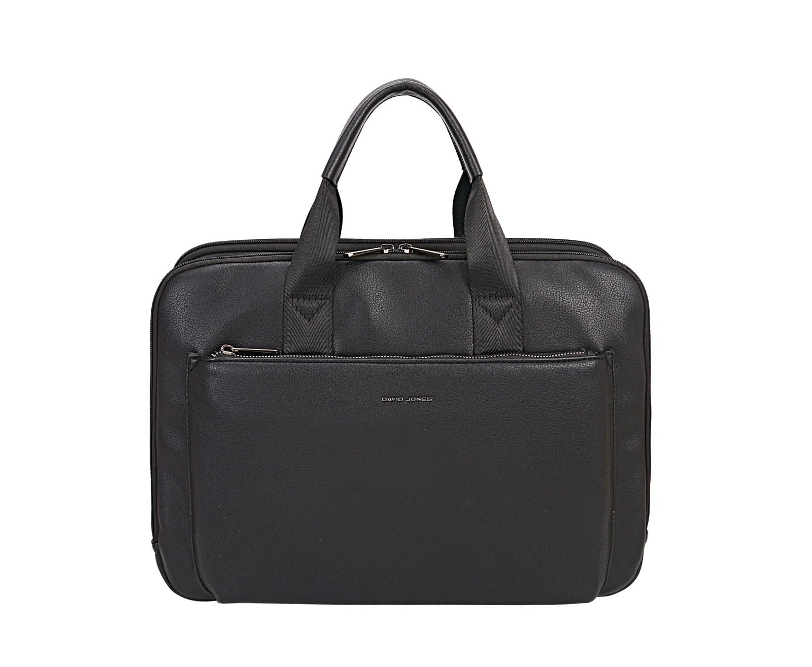 David Jones Paris Mens Top Handle Pu Computer Briefcase Business
