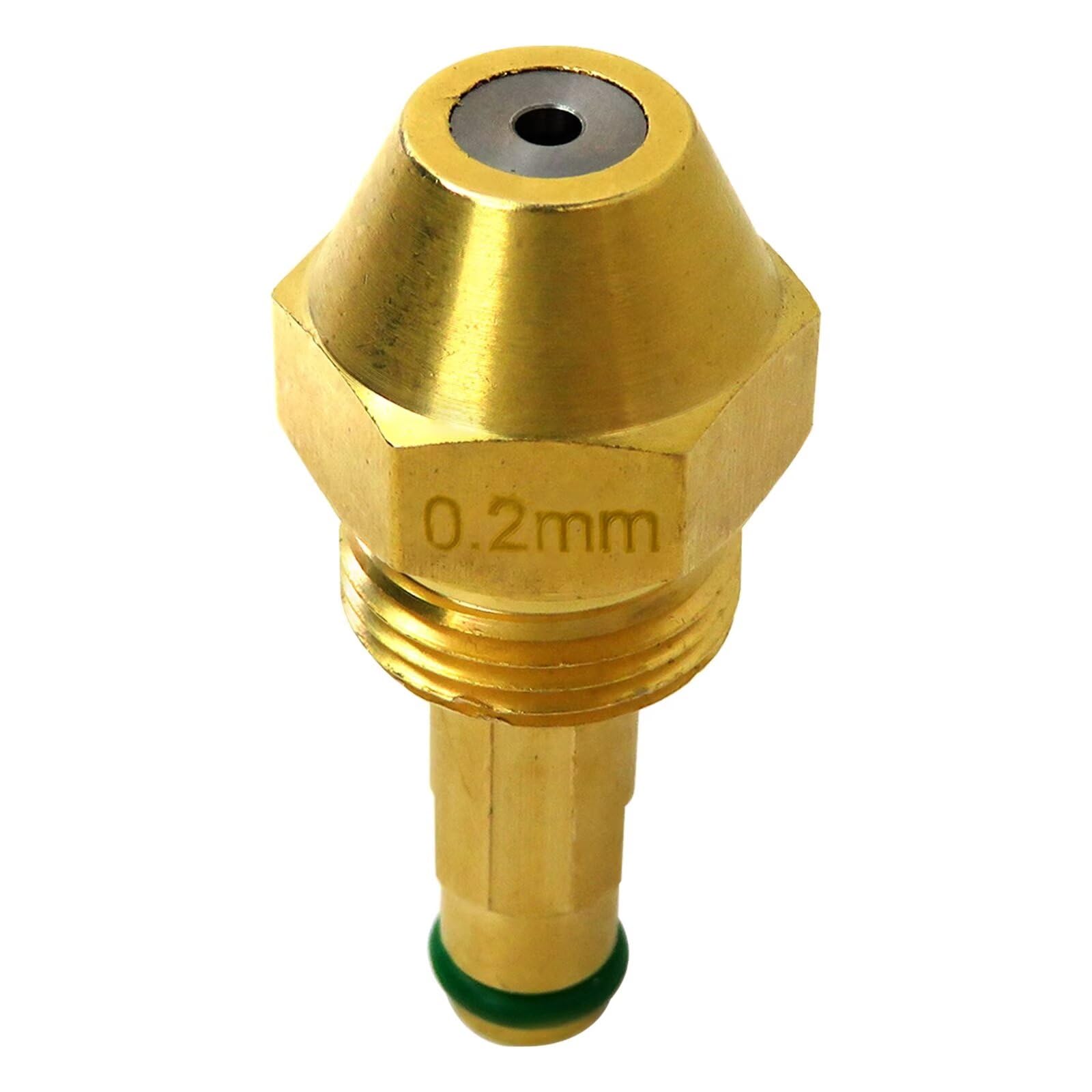 Upgraded 0.2mm Waste Oil Burner Nozzle 30609-2 for Delavan Nozzle Adaptor 17147, Air Siphon Nozzle Assembly Delavision
