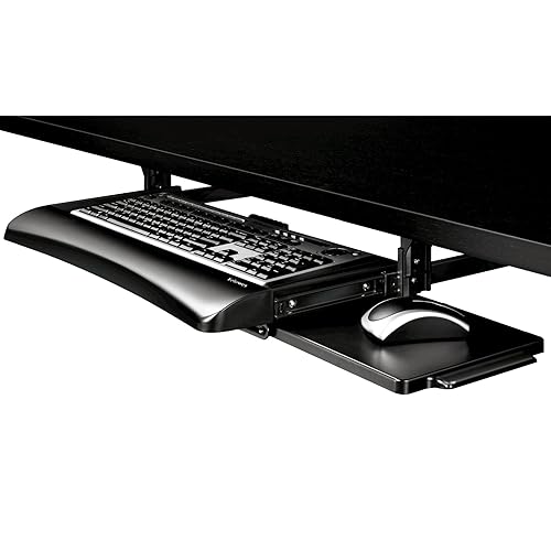 Office Suites Underdesk Keyboard Drawer, Black/Silver (9140305)