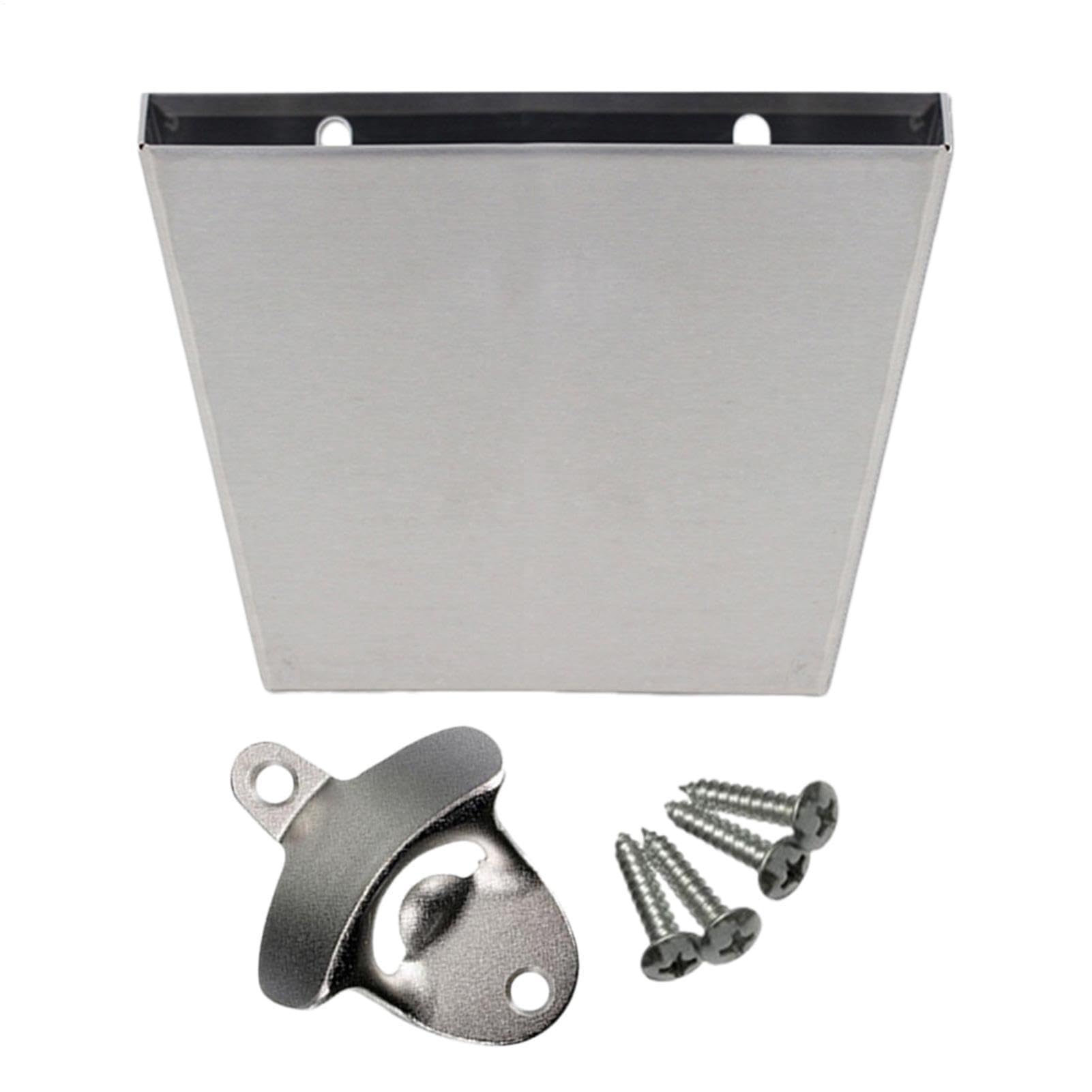 Décapsuleur mural avec récipient : finis les bouchons de bière perdus au sol