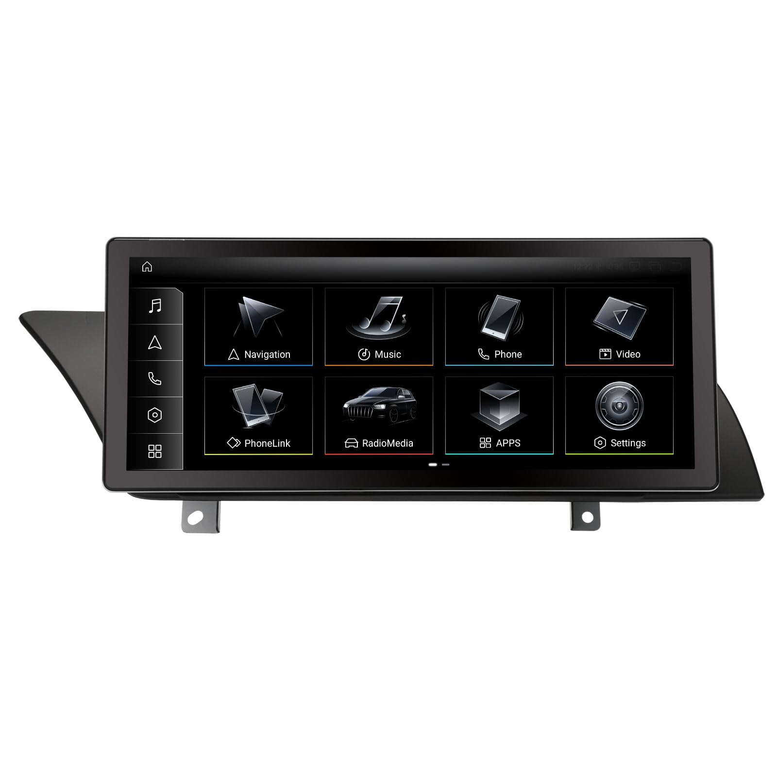 Erisin Snapdragon 4GB RAM+64GB ROM 10,25 pollici Android 14 Autoradio Bluetooth GPS Navigatore per Audi A4 B8 A5 S4 S5 2009-2016 Wireless CarPlay Android Auto WiFi 4G DAB+ IPS Schermo Canbus USB DVR