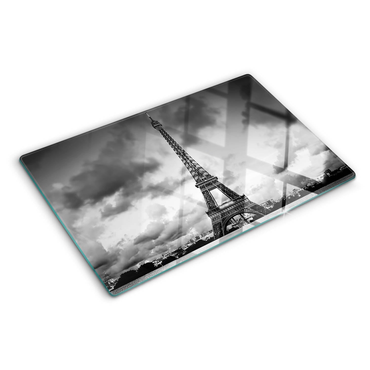 Planche à découper grand format résistant à la chaleur motif Paris