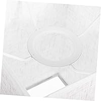 Vista 8 de Pantalla de tela de repuesto para lámpara de araña con clip cuadrado pequeño, pantalla de tela, pantalla de tambor, pantalla de luz, pantalla