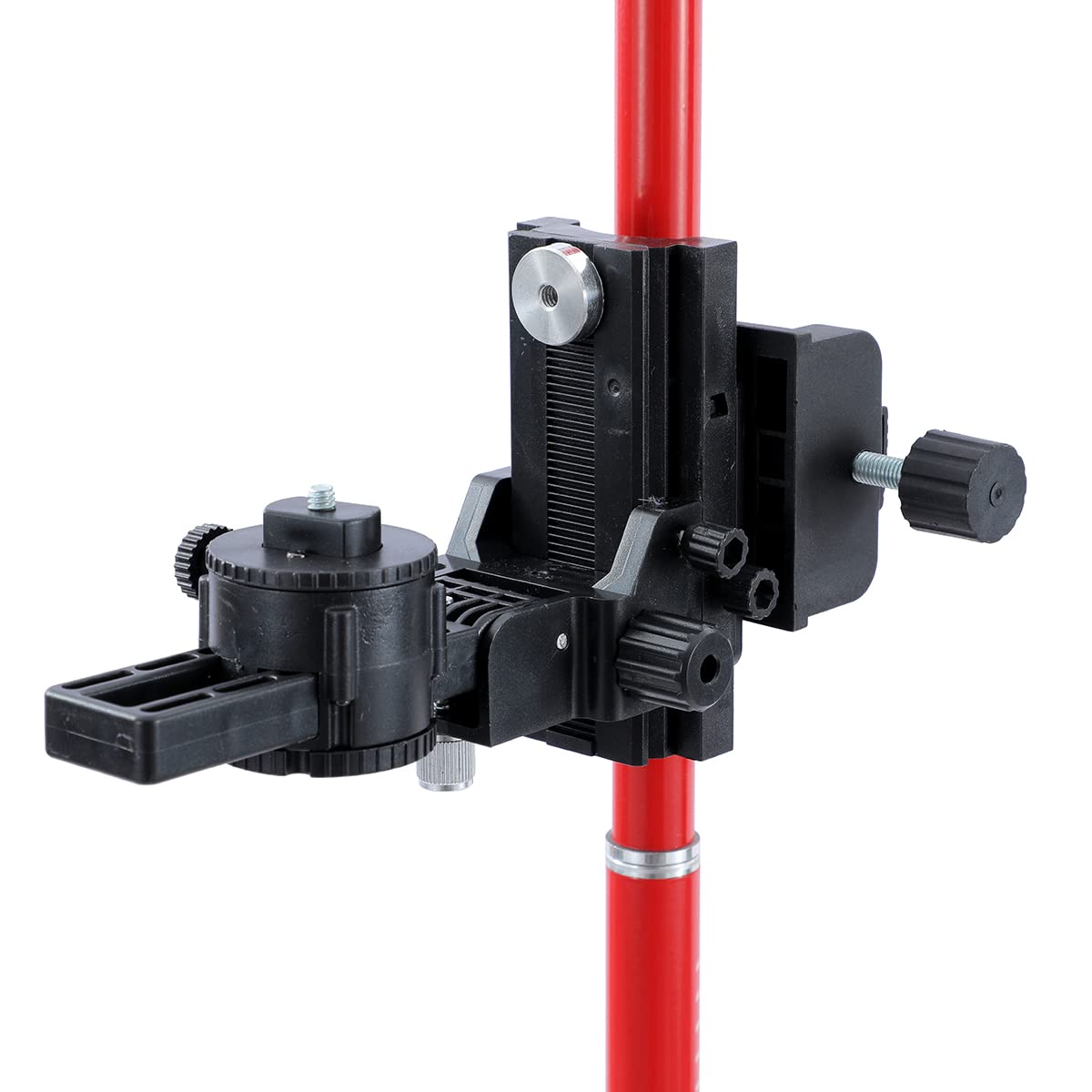 TOPWAY Asta Telescopica per Livella Laser 4 m Lega di Alluminio Regolabile Altezza Estensibile dal Pavimento al Soffitto con Supporto e Borsa in Nylon