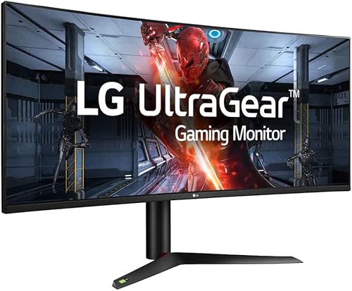 Miniatura 1 de LG 38GL950G-B 38 pulgadas QHD Ultra Wide 1440p UltraGear Nano IPS 1ms Curved Gaming Monitor con frecuencia de actualización de 144 Hz y NVIDIA