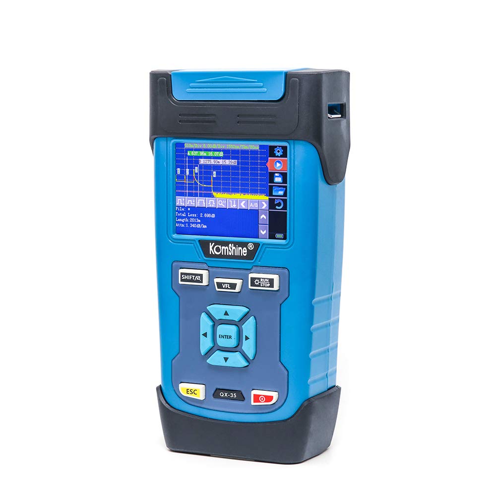 Mini Fiber OTDR QX35 1310/1550nm 32/30dB Singlemode OTDR on Promotion with Spainish; English
