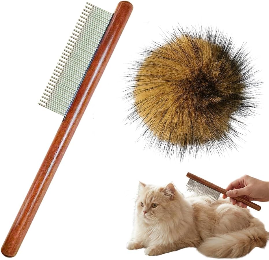 Cat Toy Faux Rabbit Fur Ball,2026 New Soft Rabbit Fur Catnip Balls,Fluffy Catnip Toy for Indoor Cats,Washable & Fun to Chase for Exercise and Bonding (with Comb/9pcs)