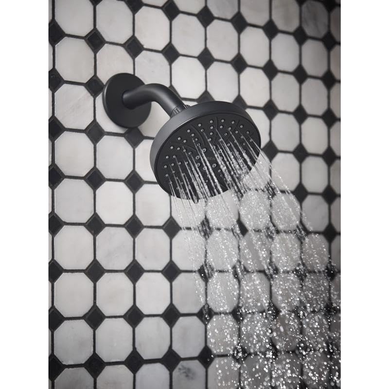 ARLYS Matte Black POSI-Temp TUB/Shower miniatura 3