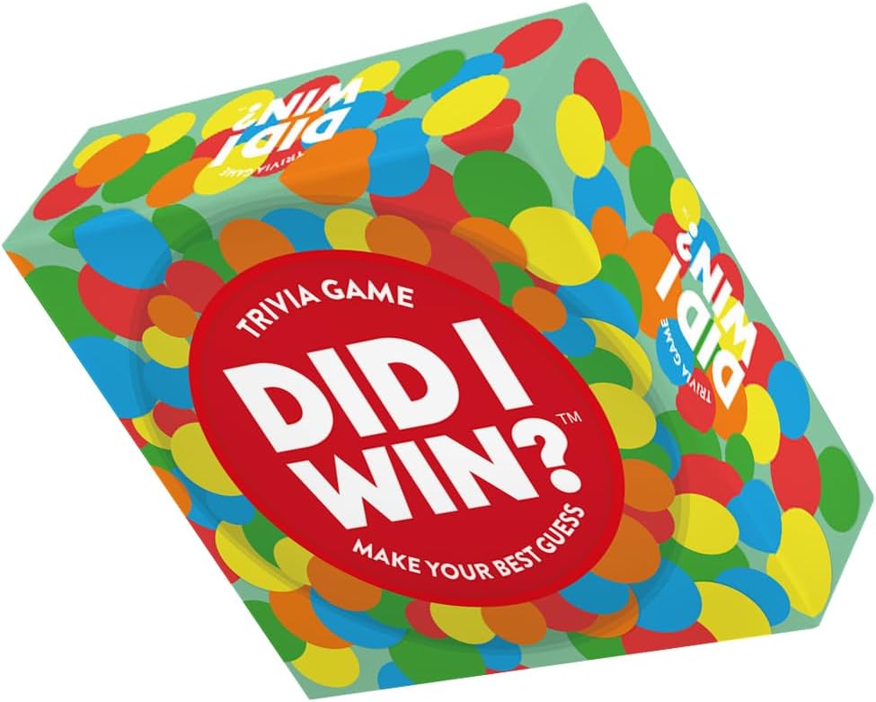 Hygge Games Did I Win? Trivia Game | Board Games | Trivia Games | Board Games for Adults and Teens | Hygge Family Games | Ages 14+ | Time Well Spent, Multicolored, 5.7 x 5.7 x 1.8 inches