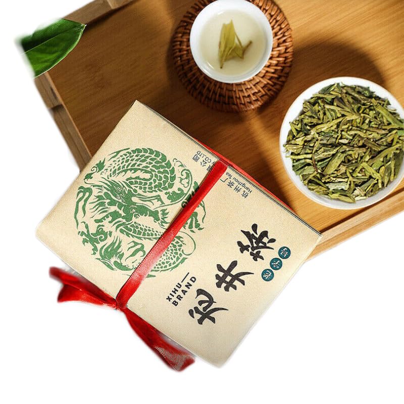 Thé vert Longjing Xi Hu authentique Puits du Dragon Yu Qian en feuilles vrac 200g