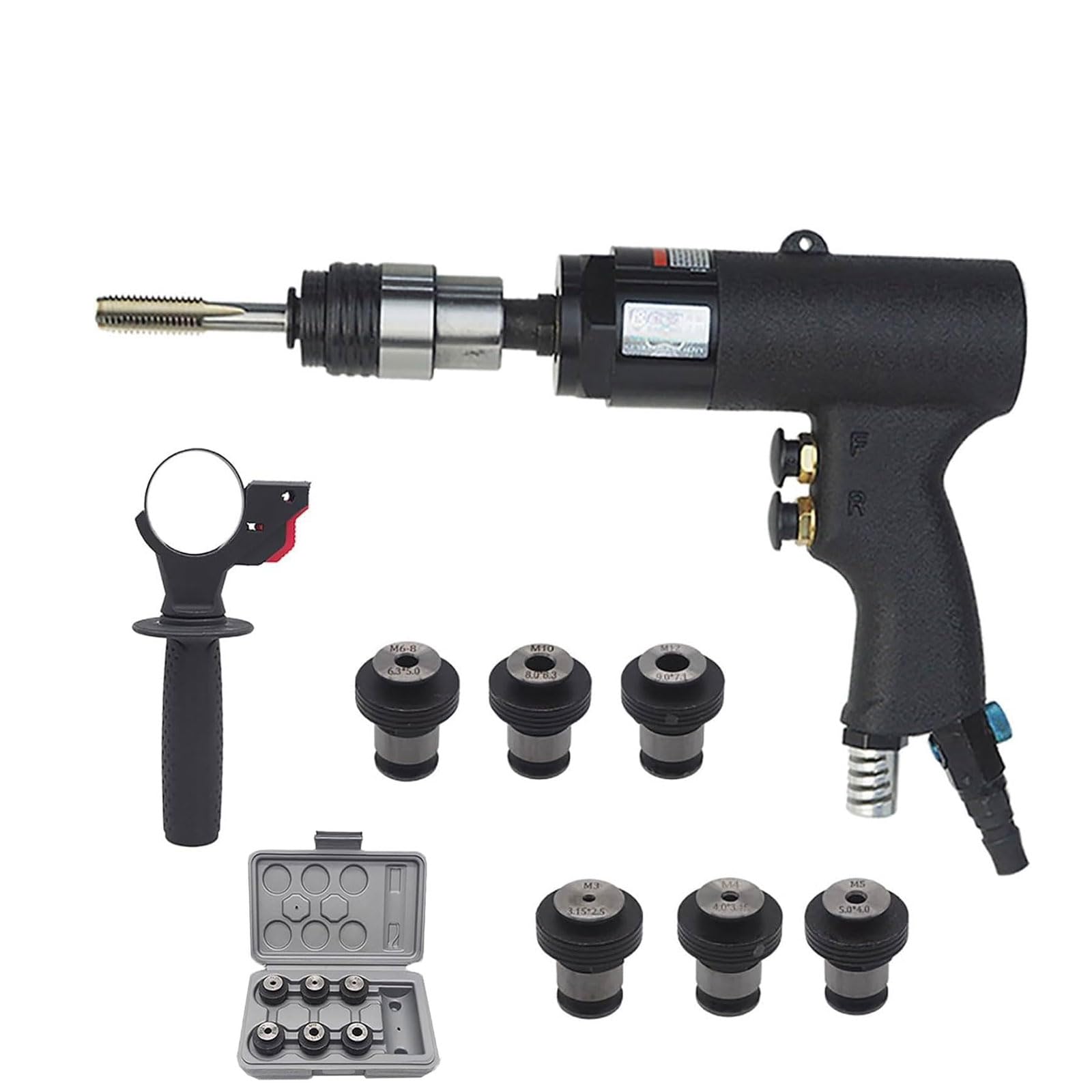 YXYLJOZ Pneumatic Tapping Machine, 850RPM Handheld Air Tapper for M3-M12, Suitable for Metal, Plastic, and Wood Applications