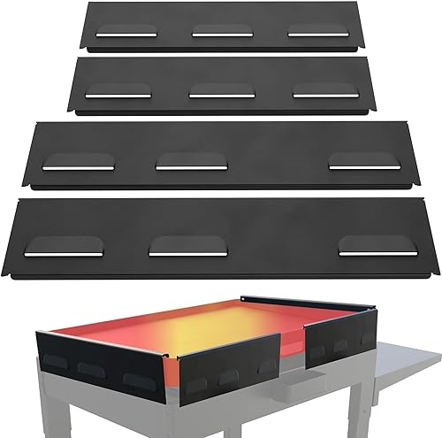 Pantalla de viento para parrilla Blackstone de 36 pulgadas, impermeable, accesorios para parrilla Blackstone, compatible con taza de grasa trasera,