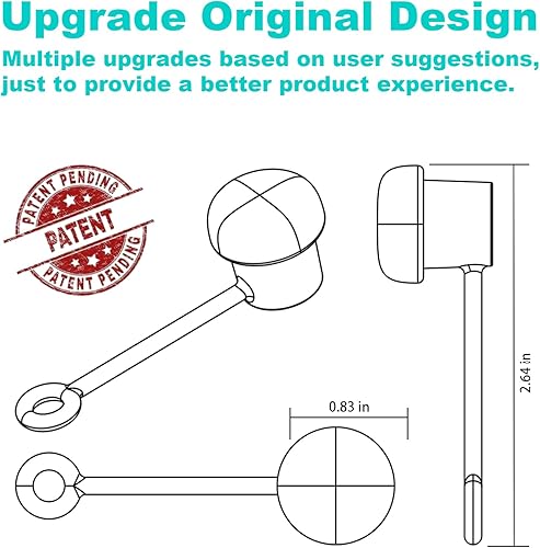 Miniatura 2 de Comheral Stanley, Simple Modern, Owala, Yeti, Reduce, Hydro Flask y todas las marcas de popote de vaso de 6 a 0.394 in, apto para lavavajillas, sin
