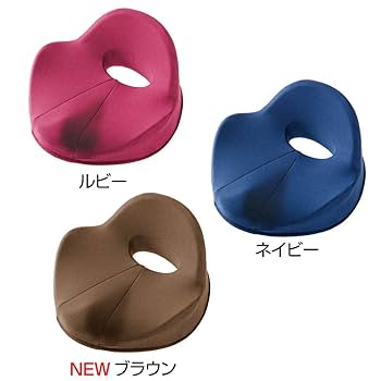 シャルレ　RW012　ウエルネス姿勢サポートクッション　ネイビーブルー　未使用品 シャルレ RW012 ウエルネス姿勢サポートクッション ネイビー