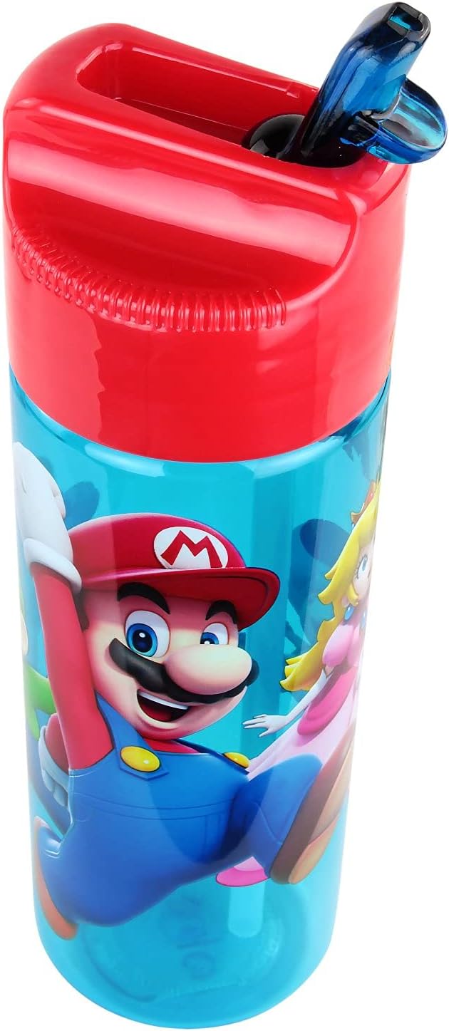 OSP p:os 33165 Water Bottle with Super Mario Motif, Plastic, BPA and Phthalate Capacity Approx. 540 ml - Image 5