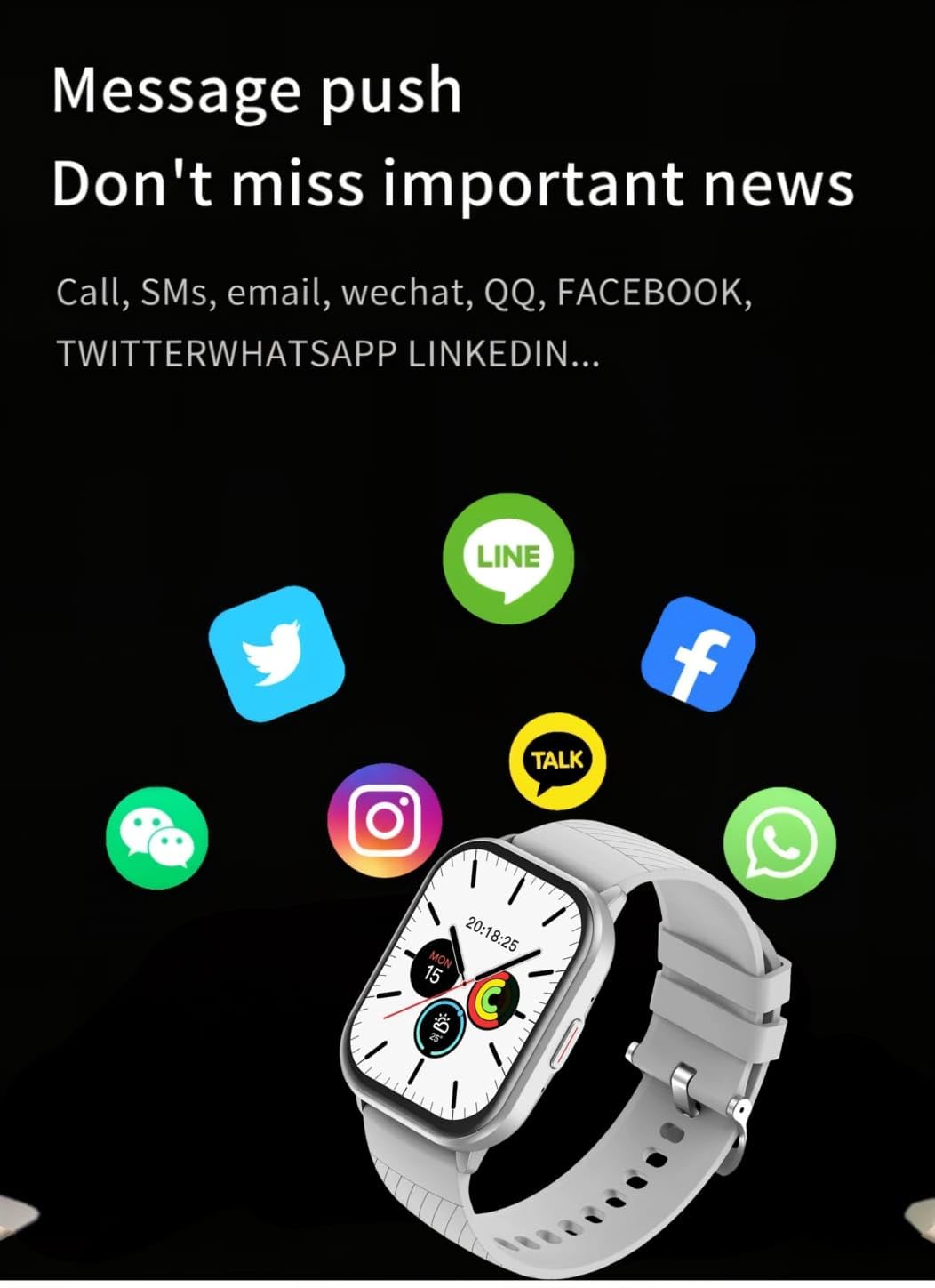 Luxora Smartwatch – Montre Connectée Homme/ – Écran Large Tactile HD 2,1″ – Double Bracelet Métal & Silicone – Santé, Appels & Notifications – Sport & IP68 -SOS