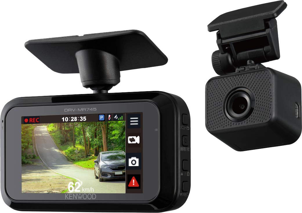 Amazon.co.jp: Kenwood DRV-MR745 DRV-MR745 2 Camera Dash Cam for 