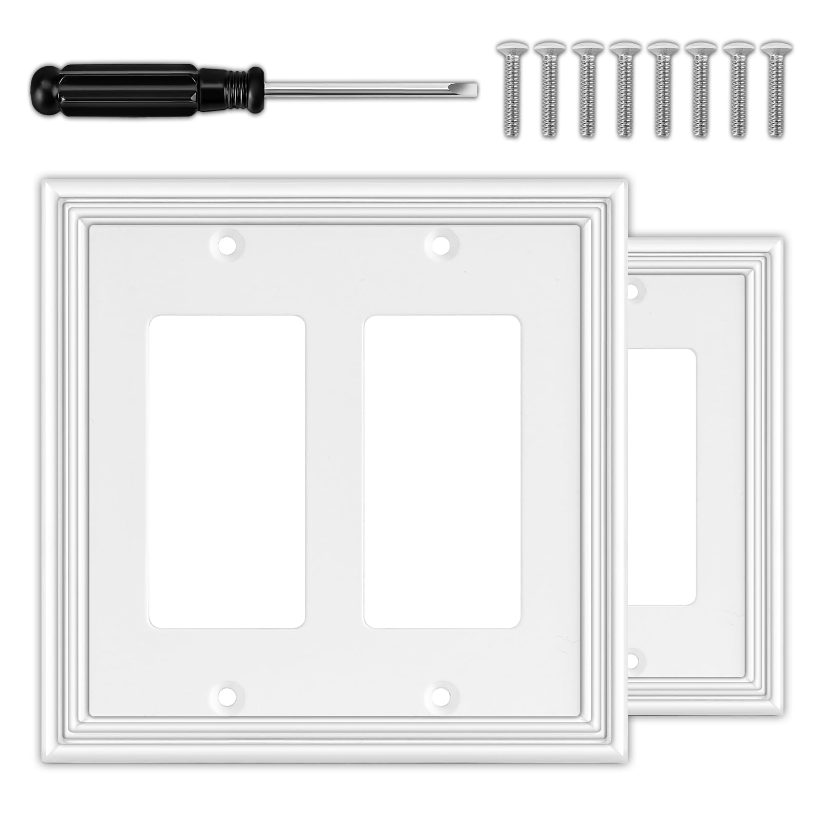 OKAYZIP White Double Decorator