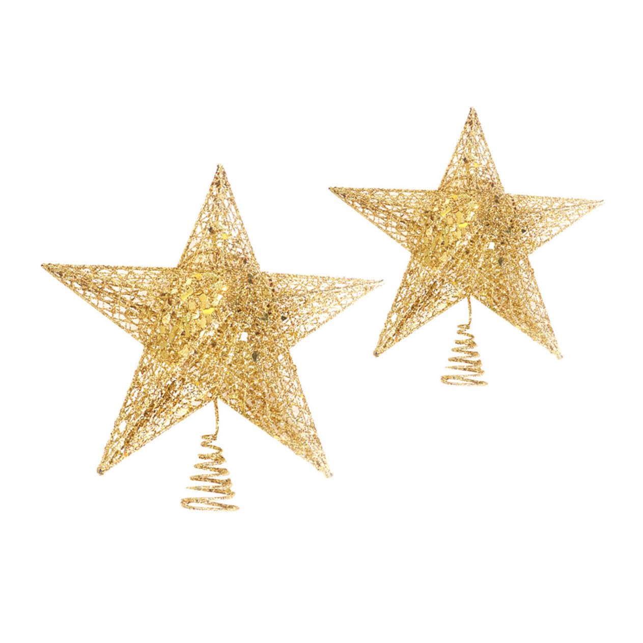 Estrellas para árbol de navidad jojofuny adorno estable que no dobla las ramas de copa