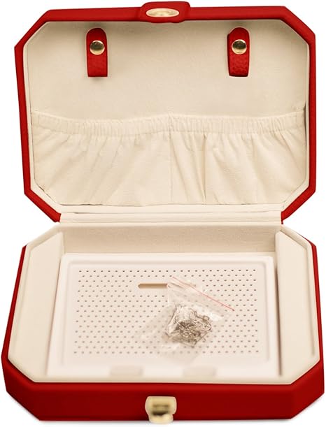 Amazon Com Lori Leigh Designs 2050 Earring Chalet Traveler Jewelry Box 8 By 2 1 2 By 5 3 4 Inch Candy Apple Clothing Shoes Jewelry