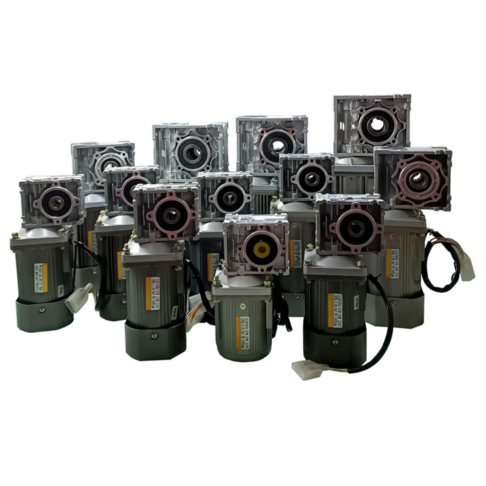 Motor reductor de engranajes trifásico de 60 W, 220 V/380 V + tornillo sin fin RV30 (35 RPM)