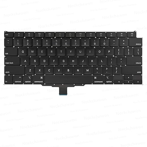 Miniatura 2 de Teclado estadounidense con cable flexible + kit de tornillos de repuesto para MacBook Air de 13 pulgadas con pantalla Retina A2179 principios de 2020