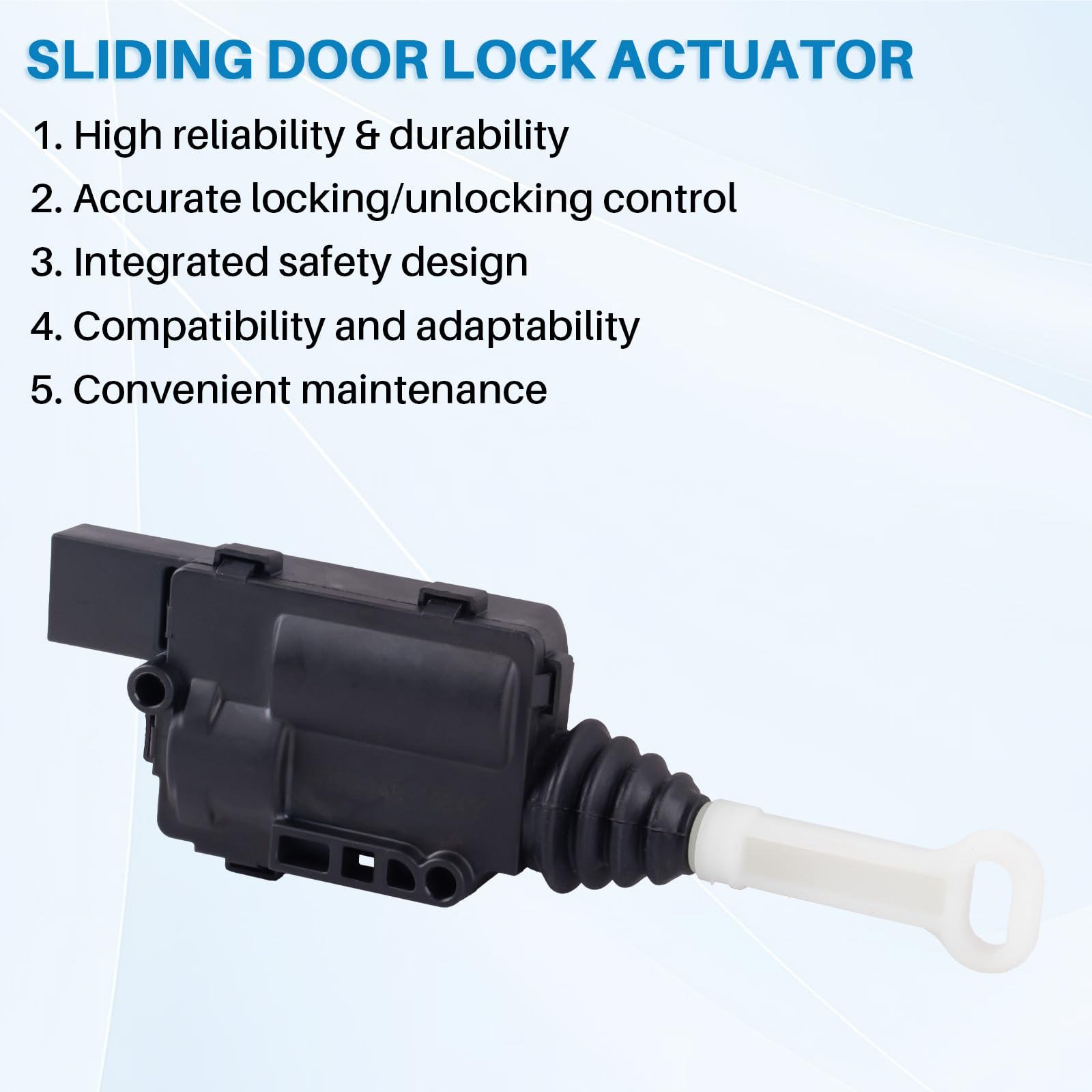 Attuatore per serratura della porta del conducente, attuatore scorrevole per porta scorrevole, ricambio per 1007 1.4 16 V 1.4 HDi 1.6 16 V 1.6 HDi numero di parte 661536 9649879580
