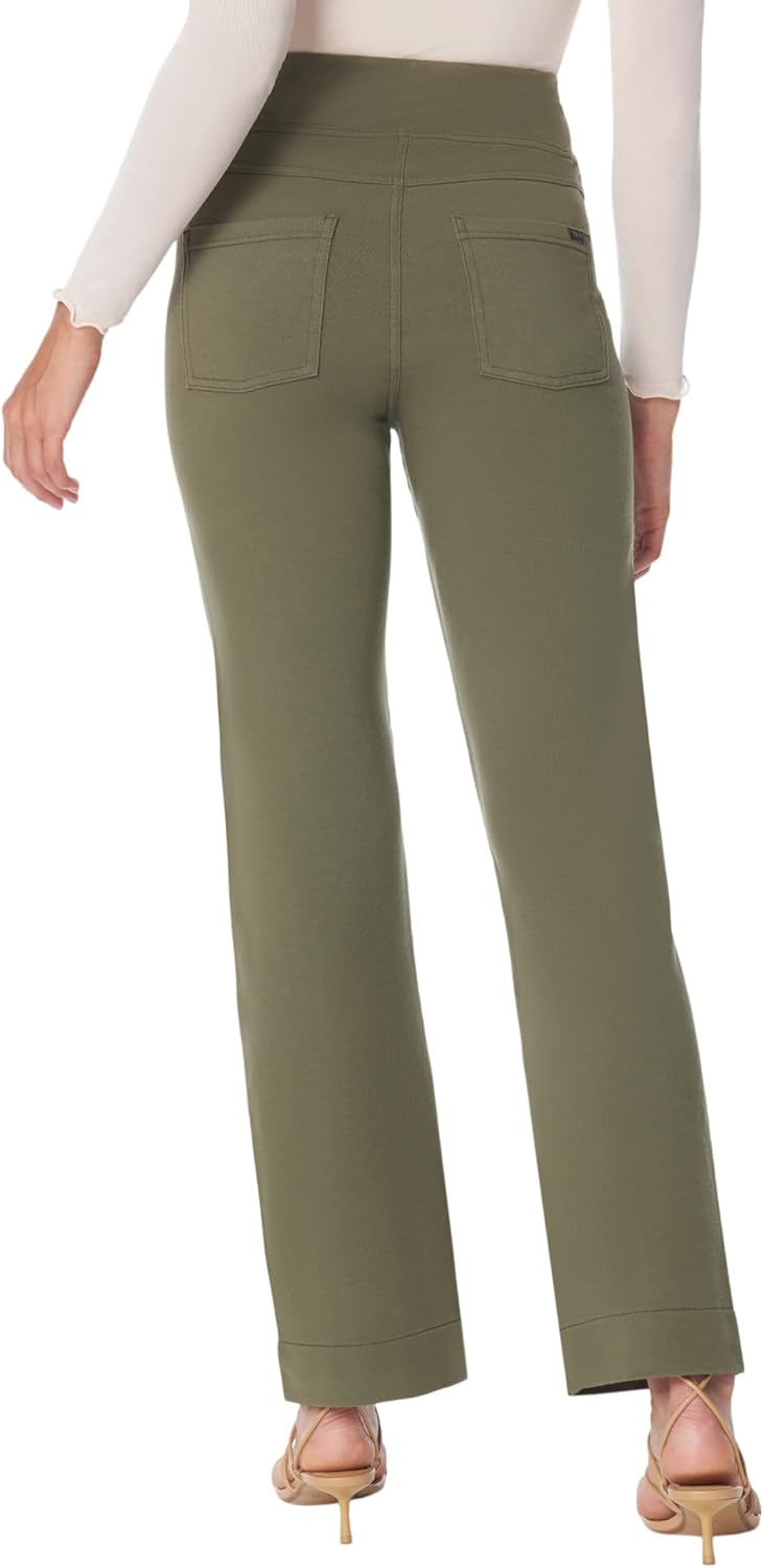 HUE Women's Super Soft Stretch High Rise Straight Leg Denim Leggings - Image 2