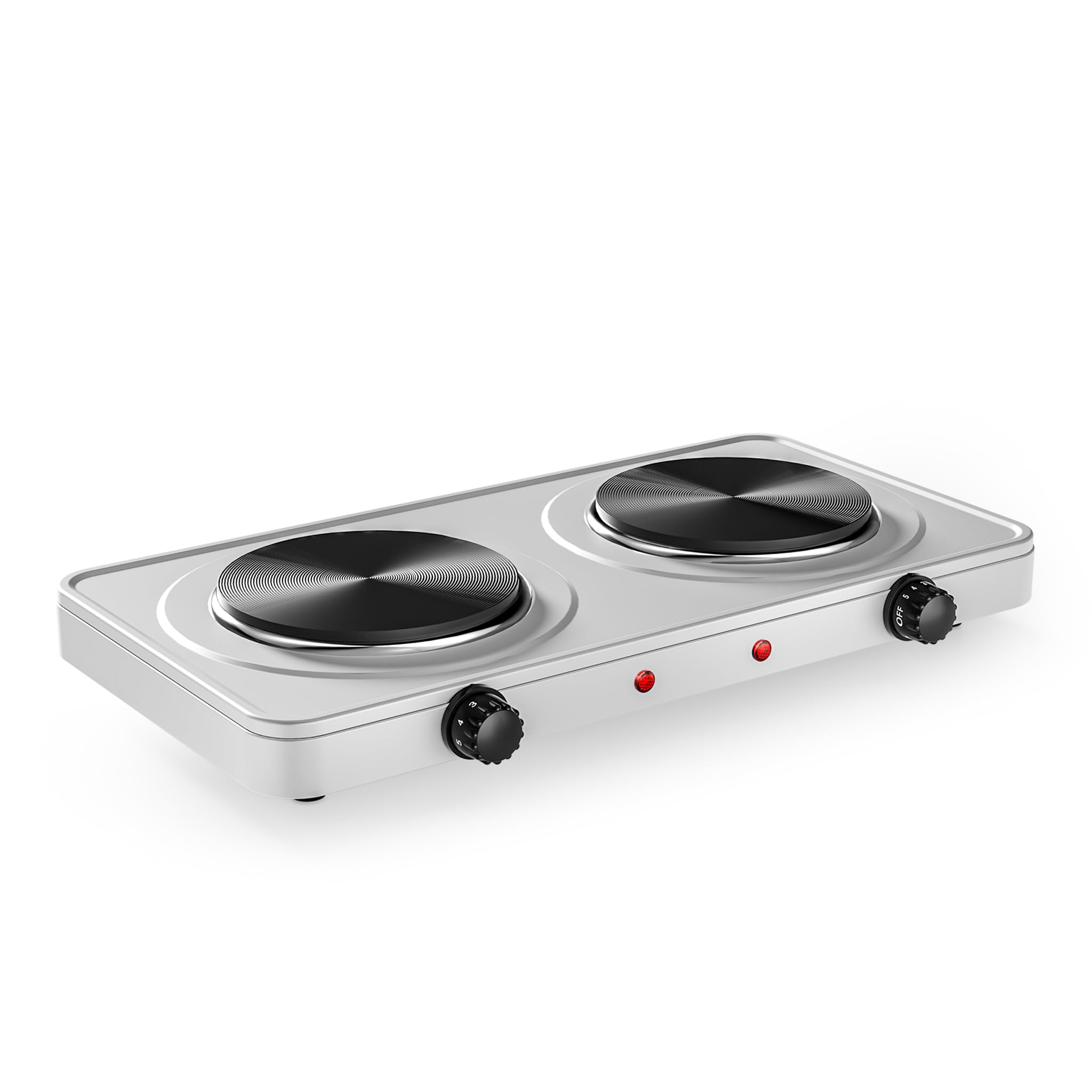 Cocina doble camping 2000W Placa eléctrica portátil 2 fogones Cocina outdoor Provisional Vacaciones