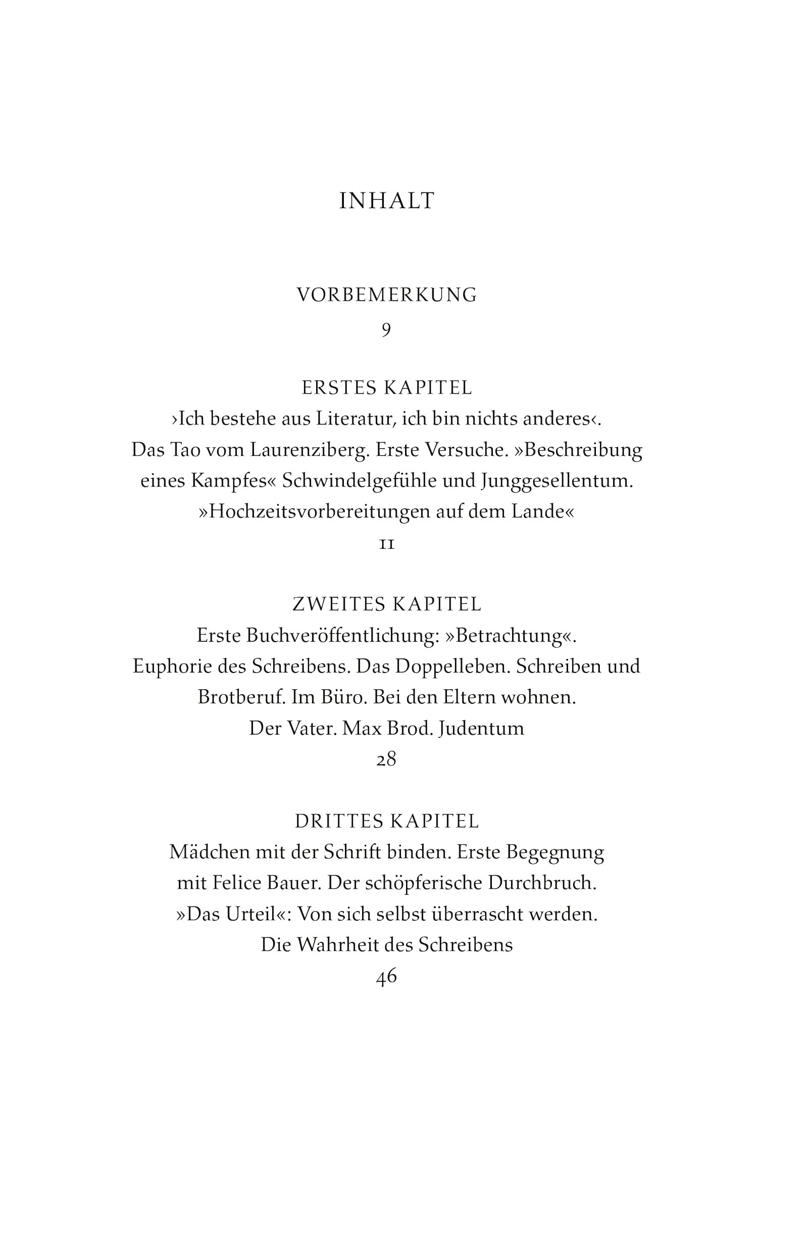 Kafka: Um sein Leben schreiben