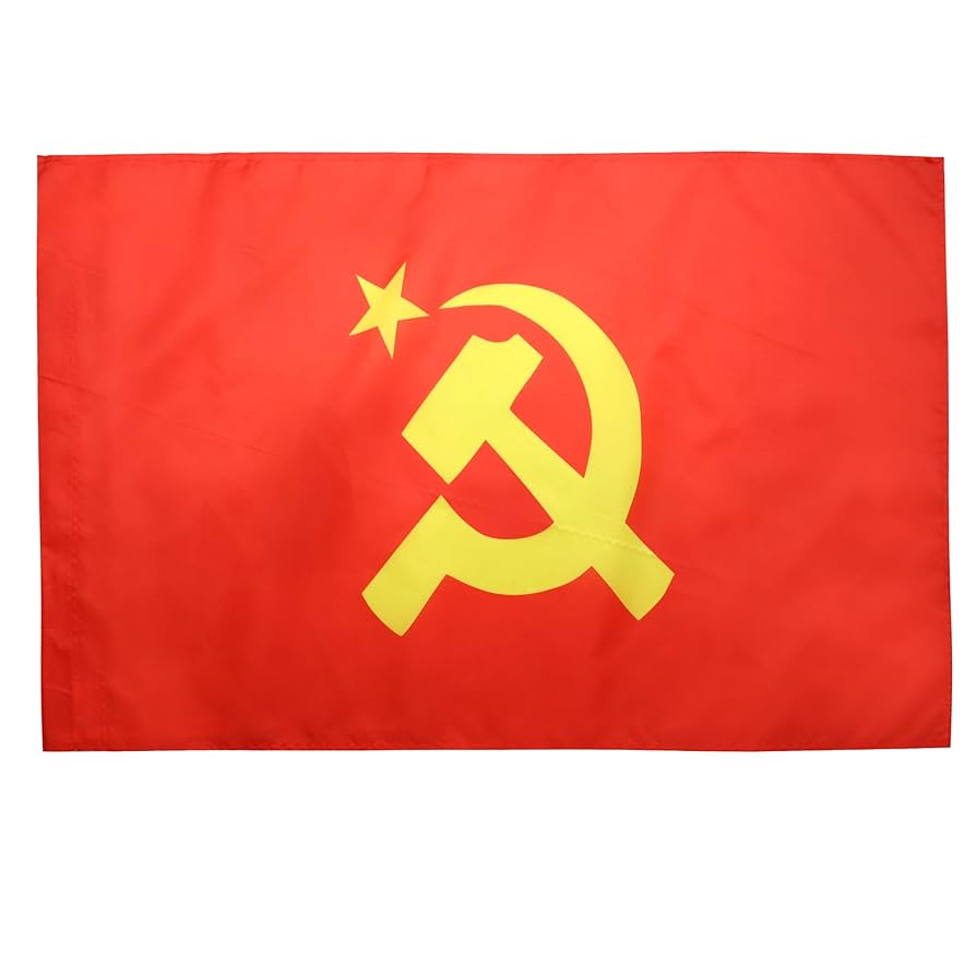 Amazon.co.jp: USSR Central ロゴフラッグ 3フィート x 5