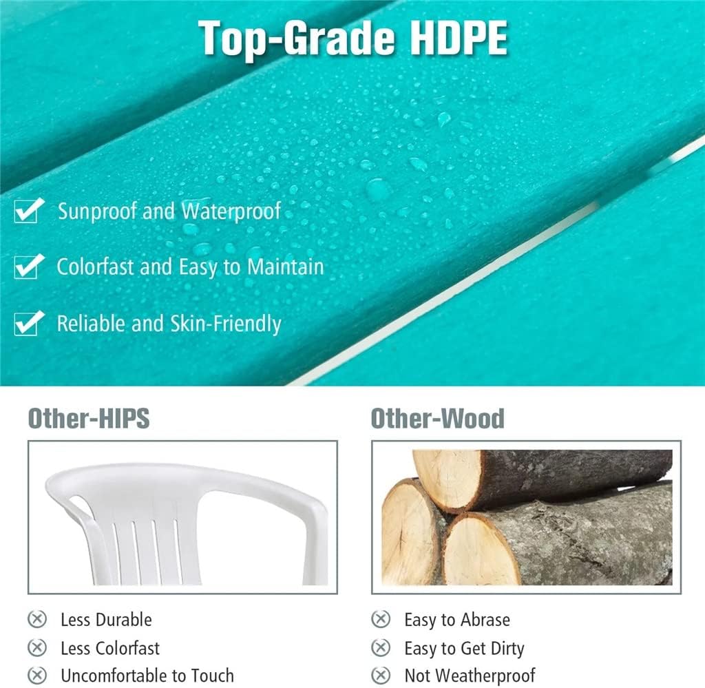 2 Piece Patio Rocker Rocker High Back (D 1)