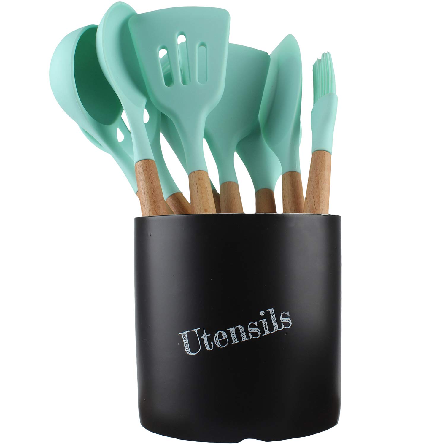 Jumbo Kitchen Utensil Holder / The holder has a square design that can