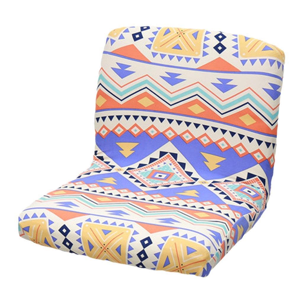 Mophrati Stretch Slipcover Protectors For Household Bar Stools Comfortable Cushions Soft High Elasticity Decorative Covers Short Back Stool Cushion Dining