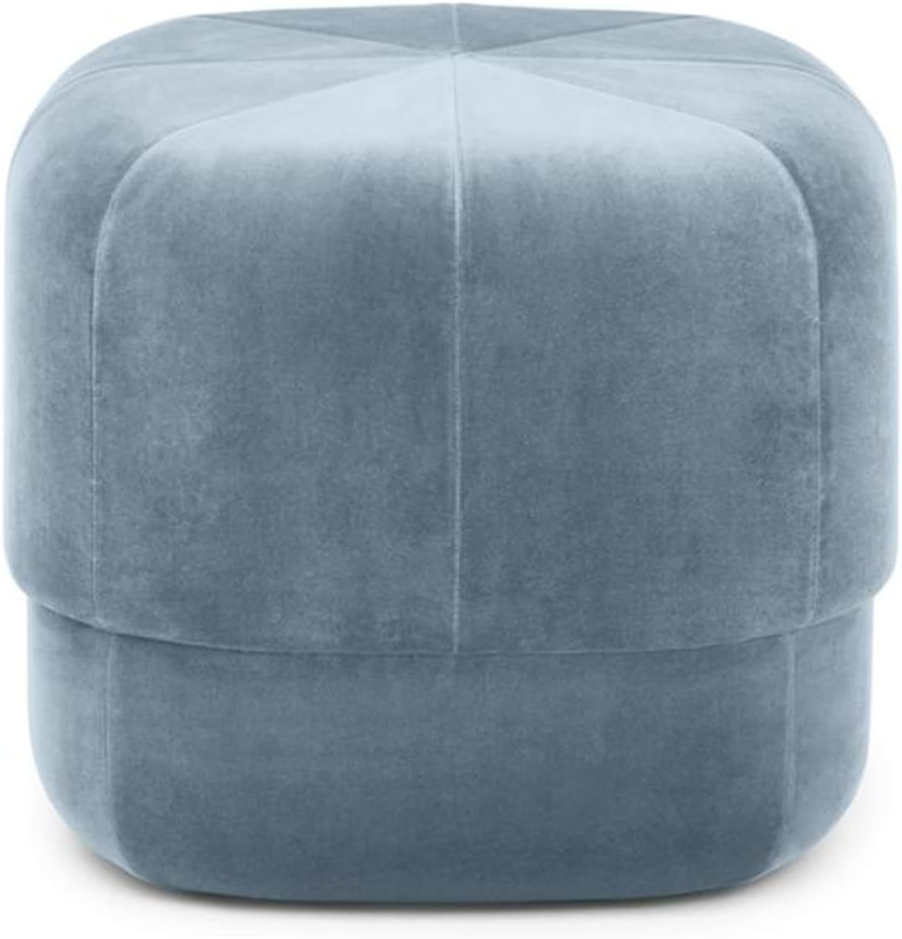 Repose-Pieds Rond en Velours Vert pour Sublimer Votre Chambre