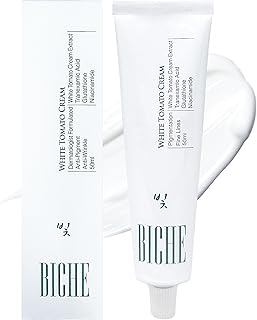 BICHE Dermatologist Formulated White Tomato Cream with Niacinamide, Tranexamic Acid, Glutathione Face Cream 50ml - Anti-Aging, Dark Spot Corrector, 100hrs Deep Hydration