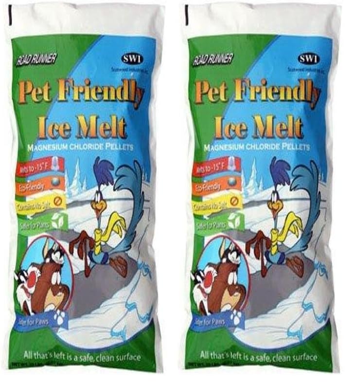 Scotwood Industries 20B-RR-MAG Road Runner Pet Friendly Ice Melter, 20-Pound (Pack of 2)